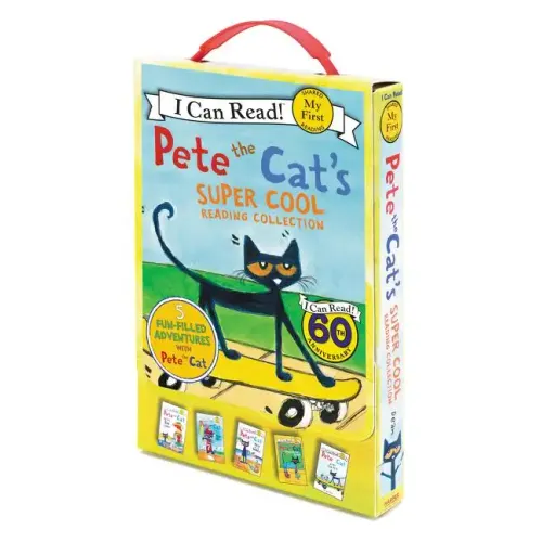 Pete the Cat's Super Cool Reading Collection: A Box of 5 I Can Read Favorites for Beginner Readers - Boxed Set