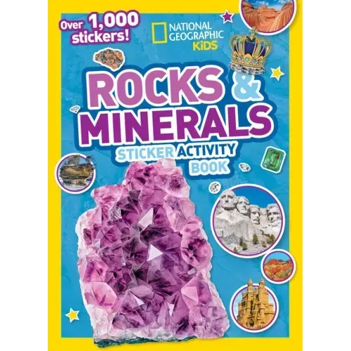 Rocks and Minerals Sticker Activity Book - Paperback