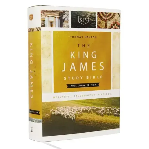 The King James Study Bible, Hardcover, Full-Color Edition - Hardcover