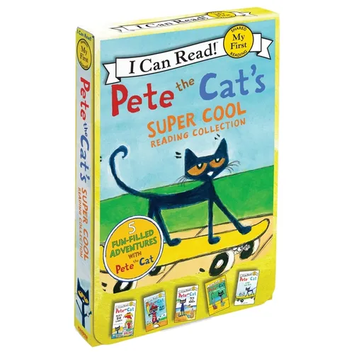 Pete the Cat's Super Cool Reading Collection: A Box of 5 I Can Read Favorites for Beginner Readers - Boxed Set