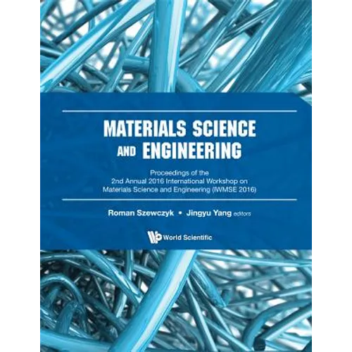 Materials Science and Engineering (Iwmse 2016) - Hardcover