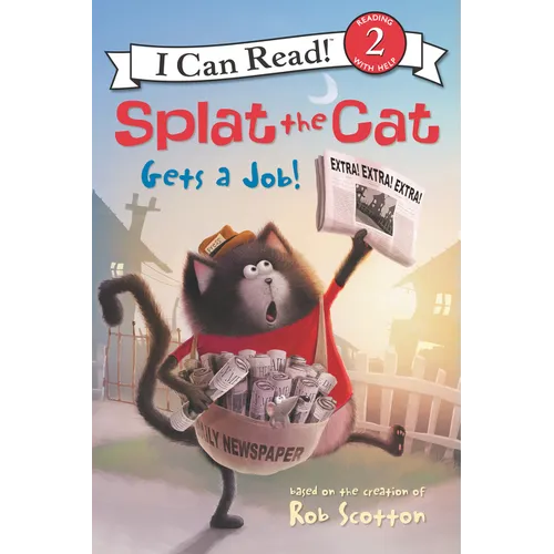 Splat the Cat Gets a Job! - Paperback