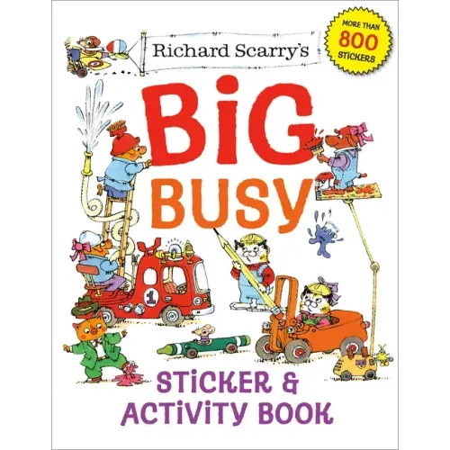 Richard Scarry's Big Busy Sticker & Activity Book - Paperback