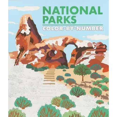 National Parks Color-By-Number - Paperback