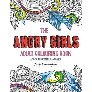 The Angry Girls' Adult Colouring Book - Paperback