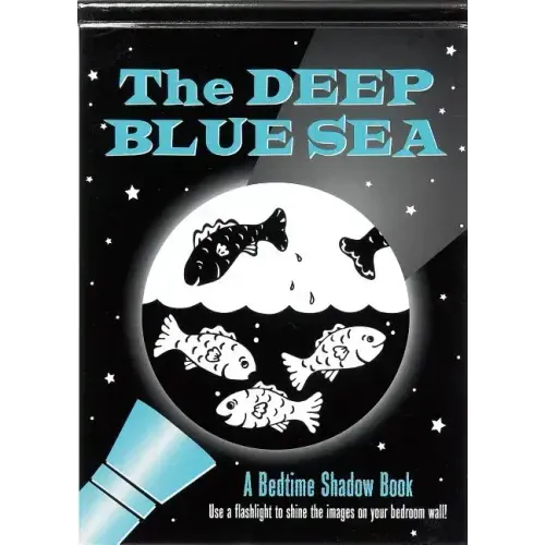 The Deep Blue Sea Bedtime Shadow Book - Spiral
