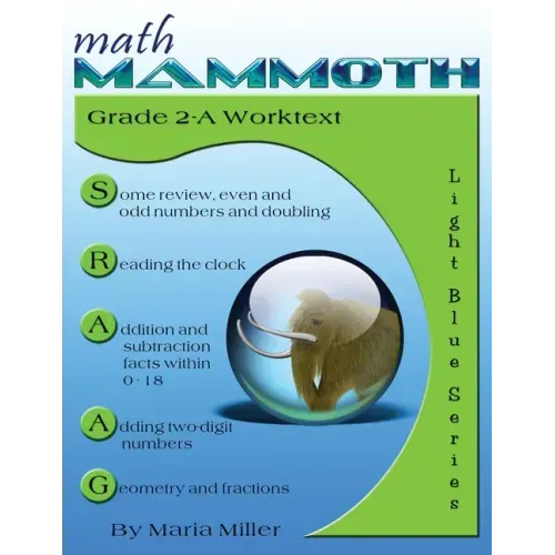 Math Mammoth Grade 2-A Worktext - Paperback