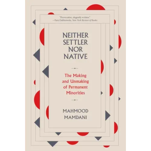 Neither Settler Nor Native: The Making and Unmaking of Permanent Minorities - Paperback