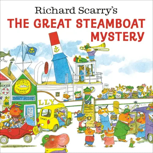 Richard Scarry's the Great Steamboat Mystery - Paperback