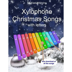 Xylophone Christmas songs: with letters - Paperback