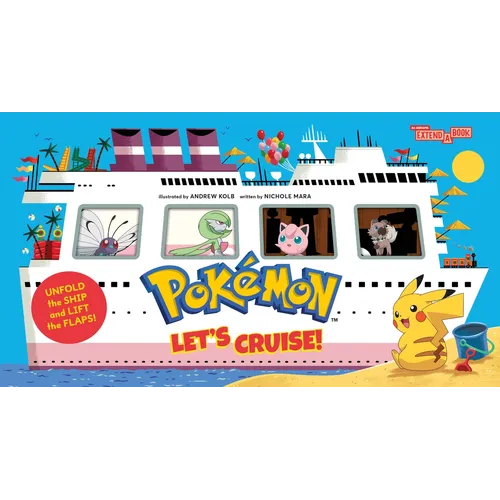 Pokémon All Aboard: Let's Cruise! (an Abrams Extend-A-Book) - Board Book