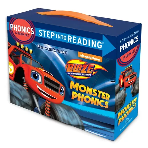 Monster Phonic 12-Book Boxed Set (Blaze and the Monster Machines): 12 Step Into Reading Books - Boxed Set