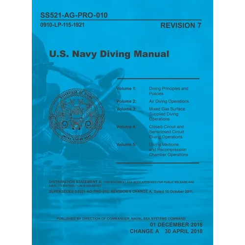 United States Navy Diving Manual 7E - Hardcover