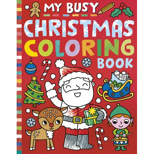 My Busy Christmas Coloring Book - Paperback
