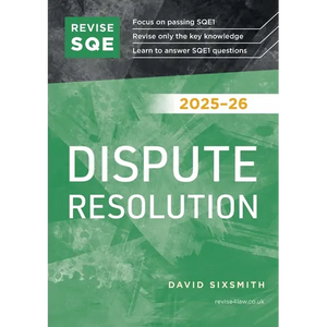 Revise SQE Dispute Resolution 2025-26 - Paperback