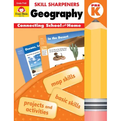 Skill Sharpeners: Geography, Prek Workbook - Paperback