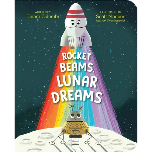 Rocket Beams, Lunar Dreams - Board Book