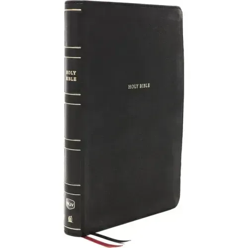 Nkjv, Reference Bible, Center-Column Giant Print, Leathersoft, Black, Red Letter Edition, Comfort Print: Holy Bible, New King James Version