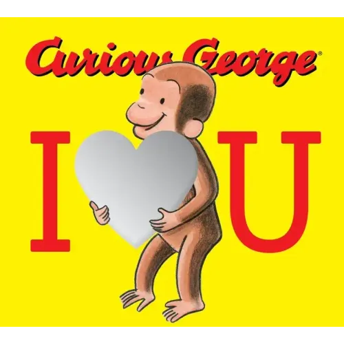 Curious George: I Love You Board Book with Mirrors - Board Book