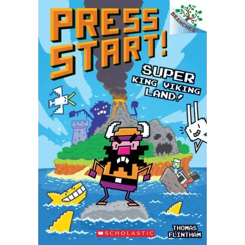 Super King Viking Land!: A Branches Book (Press Start! #13) - Paperback