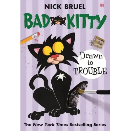 Bad Kitty Drawn to Trouble (Paperback Black-And-White Edition) - Paperback
