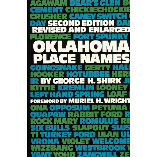 Oklahoma Place Names - Paperback