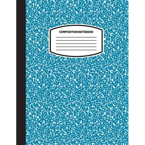 Classic Composition Notebook: (8.5x11) Wide Ruled Lined Paper Notebook Journal (Blue Gray) (Notebook for Kids, Teens, Students, Adults) Back to School - Paperback