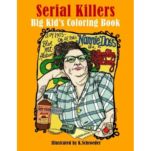 Serial Killers: Adult Coloring Book - Paperback