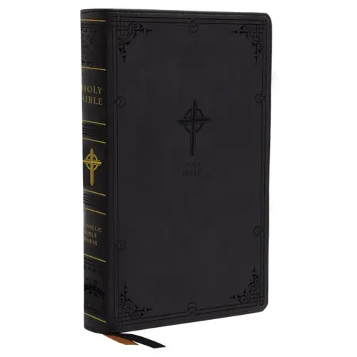 Nabre, New American Bible, Revised Edition, Catholic Bible, Large Print Edition, Leathersoft, Black, Comfort Print: Holy Bible - Imitation Leather