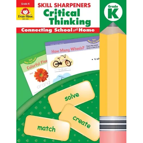 Skill Sharpeners: Critical Thinking, Kindergarten Workbook - Paperback