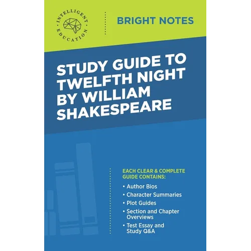 Study Guide to Twelfth Night by William Shakespeare - Paperback