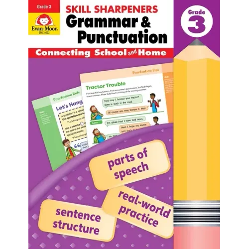 Skill Sharpeners: Grammar & Punctuation, Grade 3 Workbook - Paperback