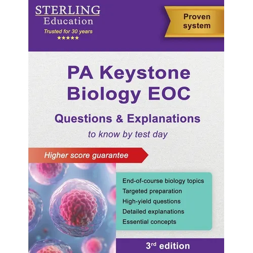 Keystone Biology EOC Questions & Explanations: Pennsylvania Biology End-of-Course Assessment Preparation - Paperback