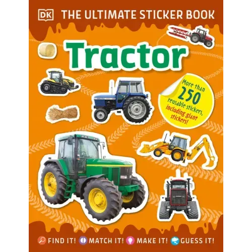 The Ultimate Sticker Book Tractor - Paperback