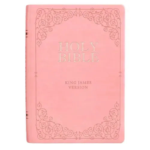 KJV Bible Giant Print Full Size Pink - Leather