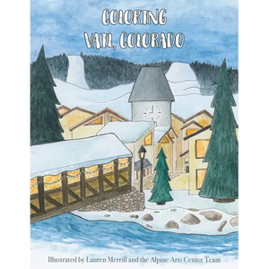 Coloring Vail, Colorado - Paperback