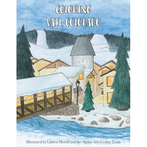 Coloring Vail, Colorado - Paperback