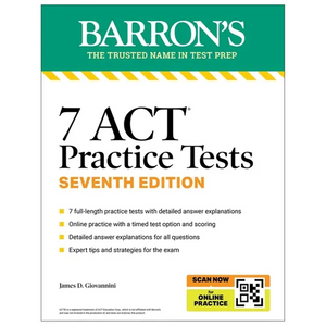 7 ACT Practice Tests, Seventh Edition + Online Practice (2026) - Paperback