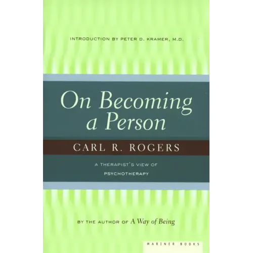 On Becoming a Person: A Therapist's View of Psychotherapy - Paperback
