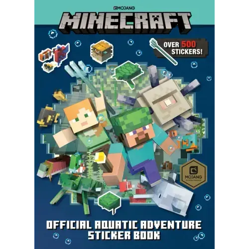Minecraft Official Aquatic Adventure Sticker Book (Minecraft) - Paperback