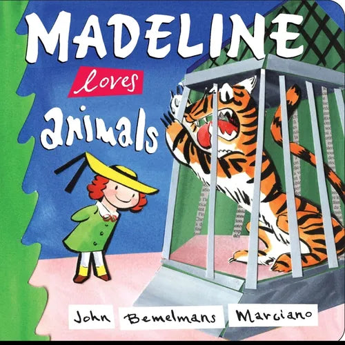 Madeline Loves Animals - Board Book