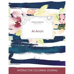 Adult Coloring Journal: Al-Anon (Nature Illustrations, Nautical Floral) - Paperback
