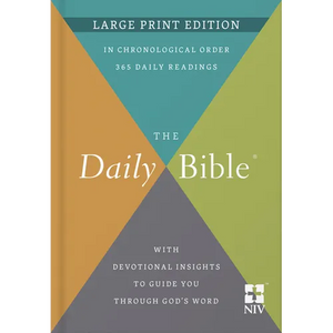 The Daily Bible (Niv, Large Print) - Hardcover