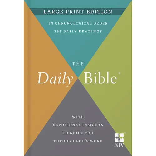 The Daily Bible (Niv, Large Print) - Hardcover