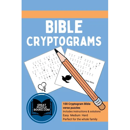 Bible Cryptogram Puzzle Book - Paperback