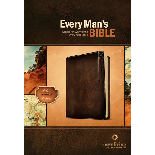 Every Man's Bible-NLT Deluxe Explorer - Imitation Leather