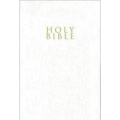 Niv, Gift and Award Bible, Leather-Look, White, Red Letter Edition, Comfort Print - Paperback