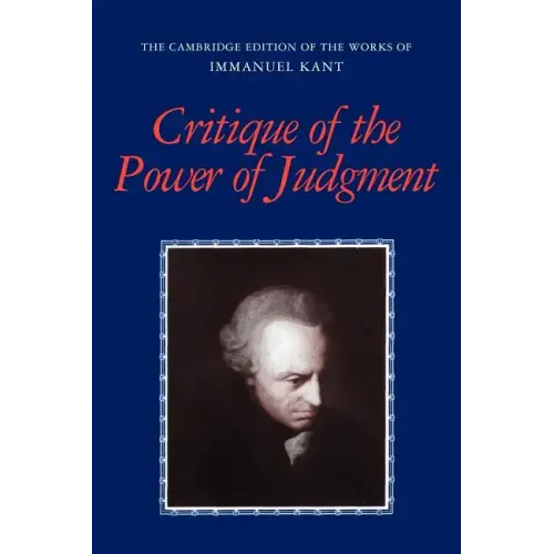 Critique of the Power of Judgment - Paperback