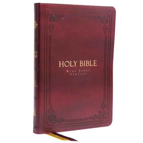 KJV Holy Bible: Large Print Thinline, Burgundy Leathersoft, Red Letter, Comfort Print: King James Version