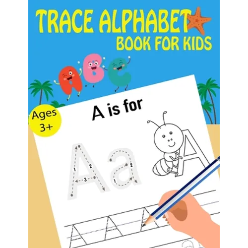 Trace Alphabet Book For Kids - Paperback